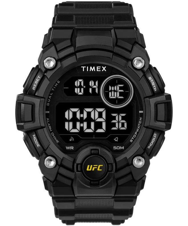 title:Timex Men's UFC Strength 50mm Watch TW5M53200GP;color:Black