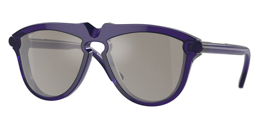 title:Burberry Men's 58mm Violet Sunglasses BE4417U-41056G-58;color:Violet frame, Light Grey Mirror Silver lens