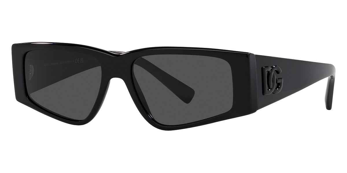 title:Dolce & Gabbana Men's 55mm Black Sunglasses DG4453-501-87-55;color:Black frame, Dark Grey lens