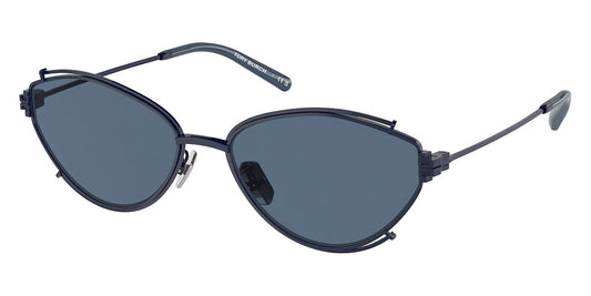 title:Tory Burch Women's 55mm Navy Sunglasses TY6103-335080-55;color:Navy frame, Dark Blue lens