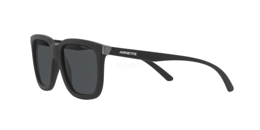 title:Arnette Men's 54mm Matte Black Sunglasses AN4306-275887-54;color:Matte Black frame, Dark Grey lens