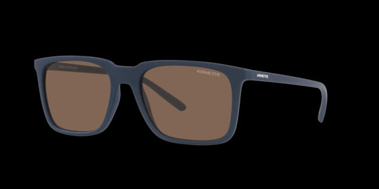 title:Arnette Men's 56mm Matte Blue Sunglasses AN4314-278273-56;color:Matte Blue frame, Dark Brown lens