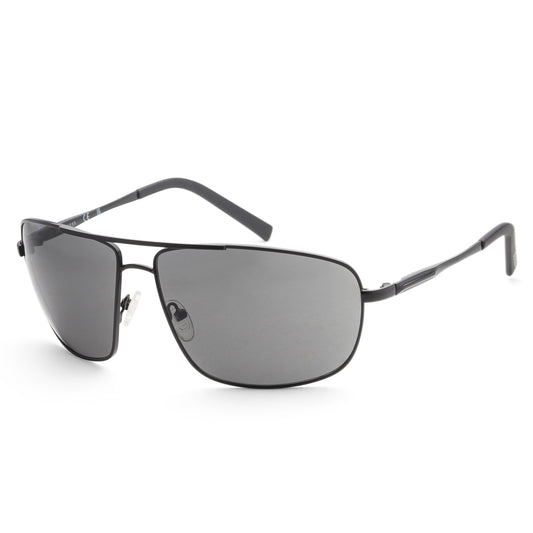 title:Guess Men's 66 mm Matte Black Sunglasses GF0232-02A;color:Matte Black frame, Smoke lens