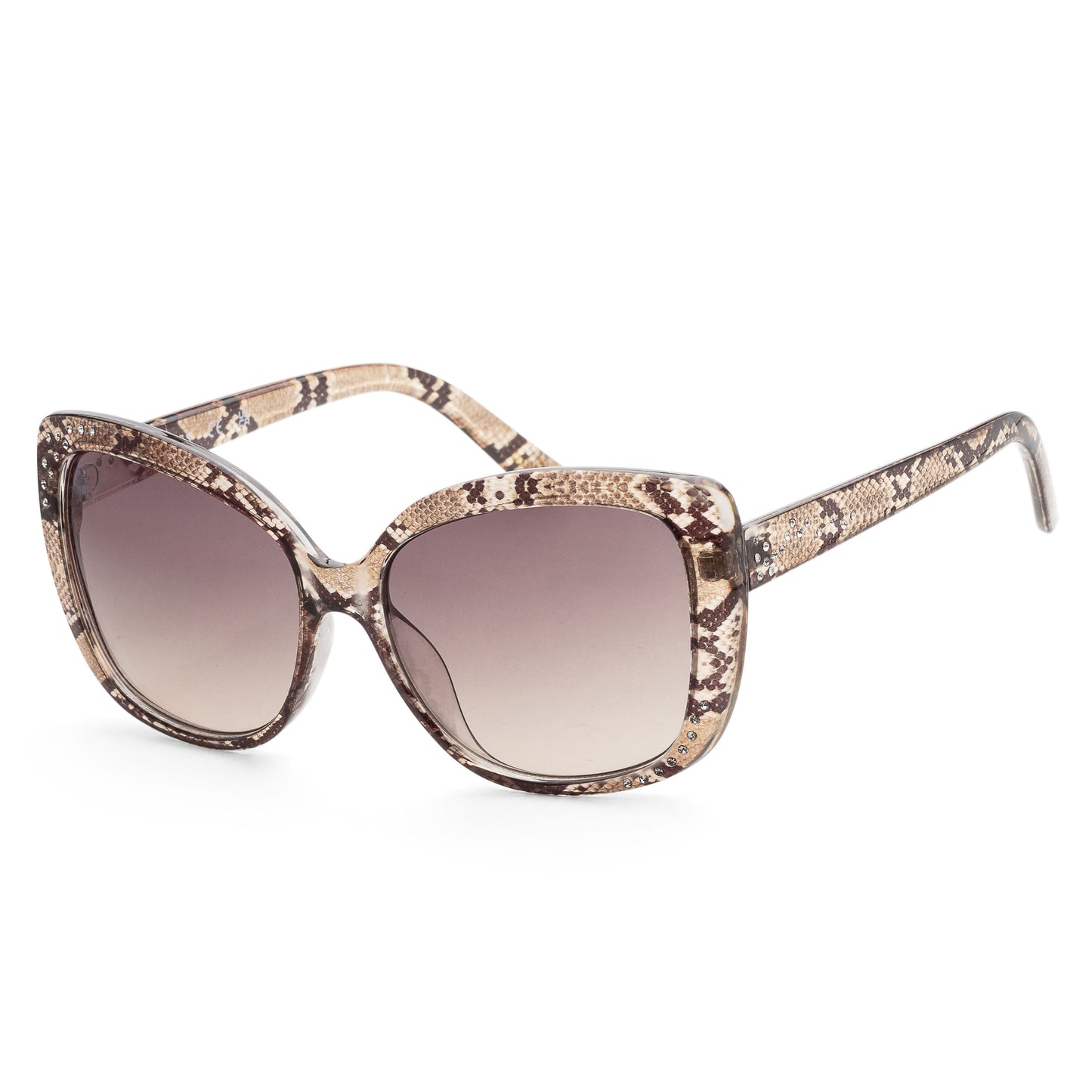 title:Guess Women's 57 mm Shiny Light Brown Sunglasses GF0383-45F;color:Shiny Light Brown frame, Brown Gradient lens