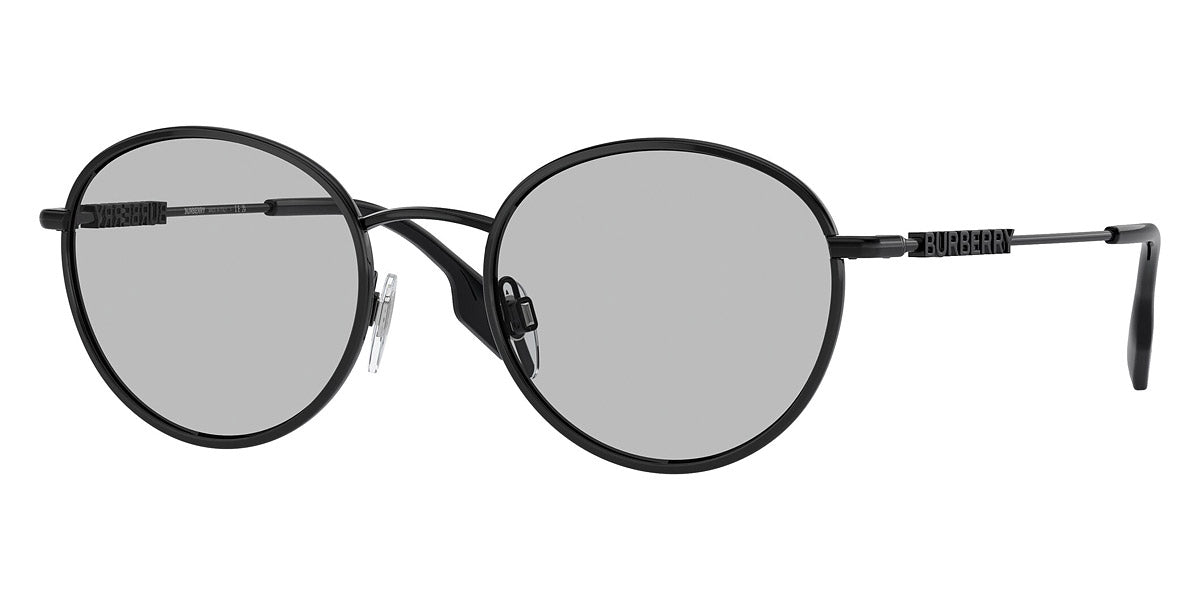 title:Burberry Women's 51mm Black Sunglasses BE3148D-100187-51;color:Black frame, Light Grey lens