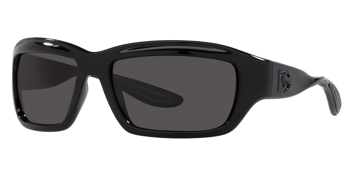 title:Dolce & Gabbana Unisex 59mm Black Sunglasses DG6191-501-87-59;color:Black frame, Dark Grey lens