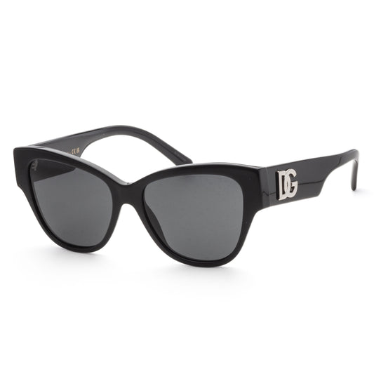 title:Dolce & Gabbana Women's 54mm Black Sunglasses DG4449-501-87-54;color:Black frame, Dark Grey lens