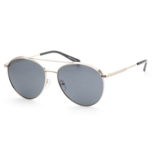 title:Michael Kors Women's Arches 58mm Light Gold Sunglasses MK1138-101487-58;color:Light Gold frame, Dark Grey Solid lens