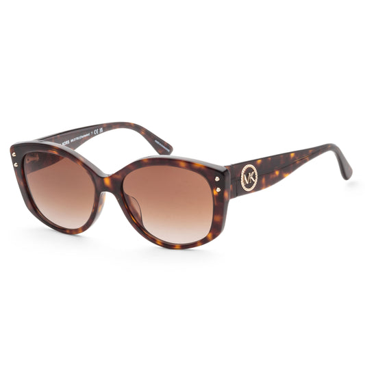 title:Michael Kors Women's 54mm Dark Tortoise Bio Sunglasses MK2175U-300613-54;color:Dark Tortoise Bio frame, Brown Gradient lens