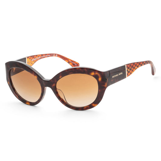 title:Michael Kors Women's 54mm Dark Tortoise Sunglasses MK2204U-300613-54;color:Dark Tortoise frame, Brown Gradient lens