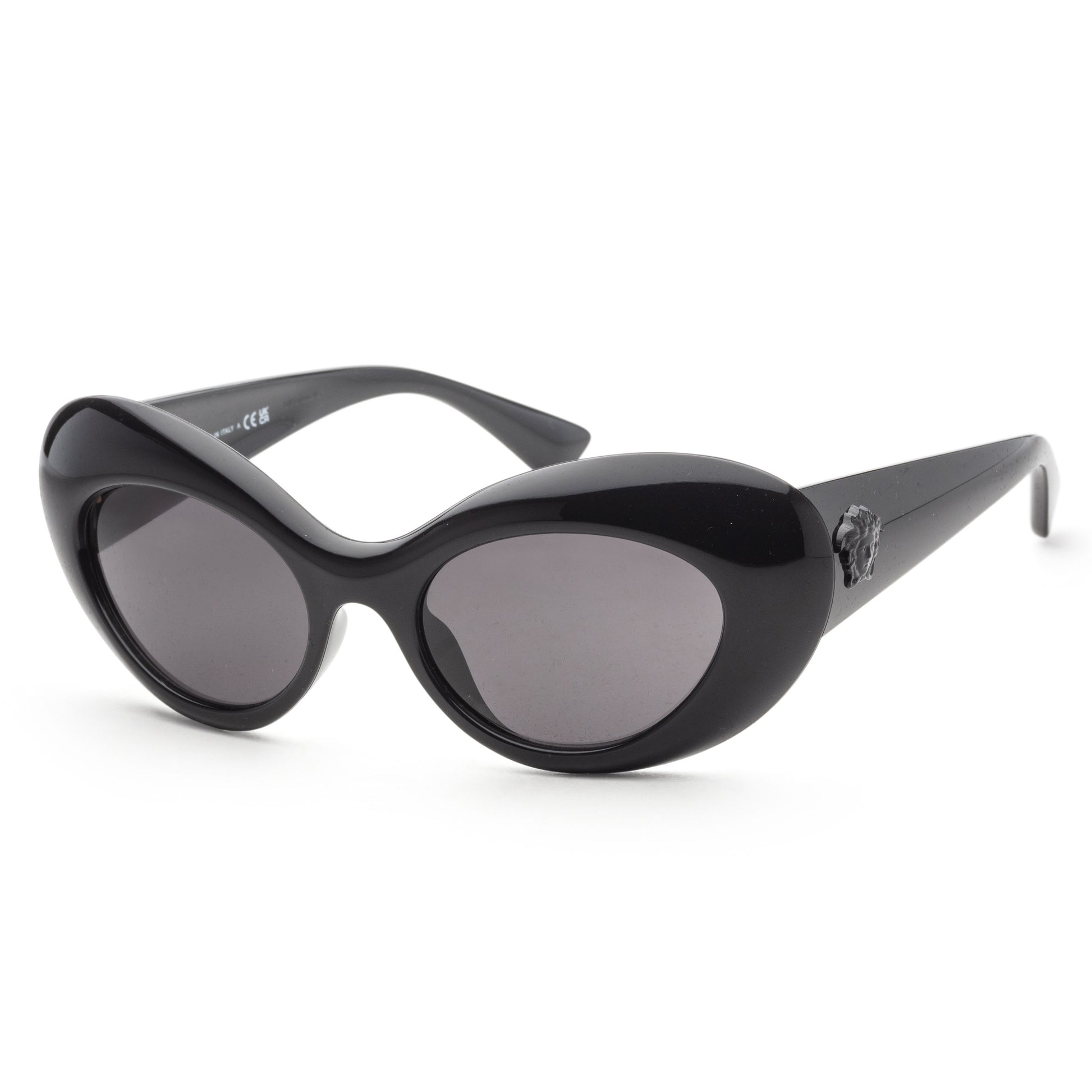 title:Versace Women's 52mm Black Sunglasses VE4456U-GB1-87-52;color:Black frame, Dark Grey lens