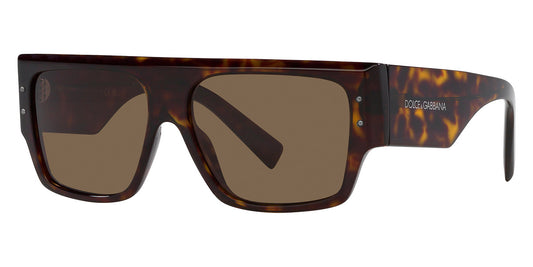 title:Dolce & Gabbana Women's 56mm Havana Sunglasses DG4459-502-73-56;color:Havana frame, Dark Brown lens