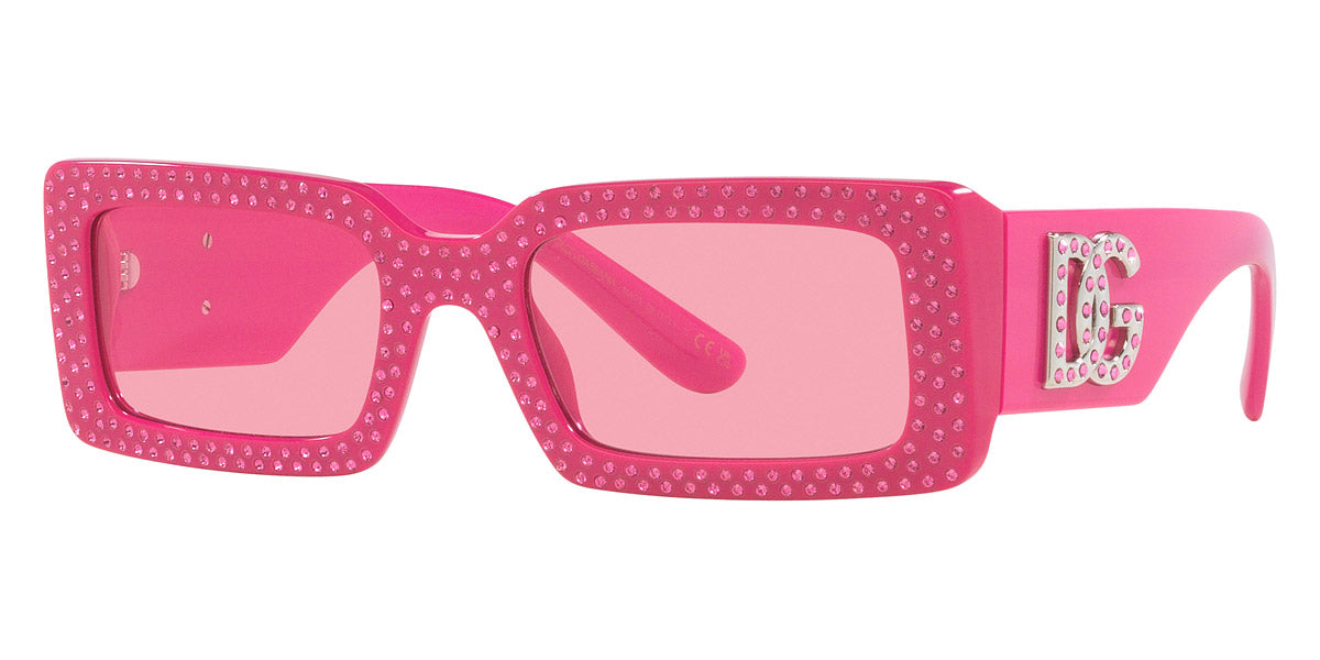 title:Dolce & Gabbana Women's 53mm Fuchsia Sunglasses DG4447B-326284-53;color:Fuchsia frame, Pink lens