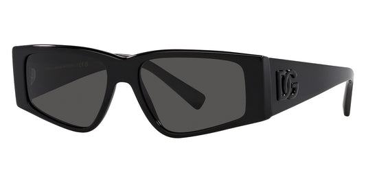 title:Dolce & Gabbana Men's 55mm Black Sunglasses DG4453F-501-87-55;color:Black frame, Dark Grey lens