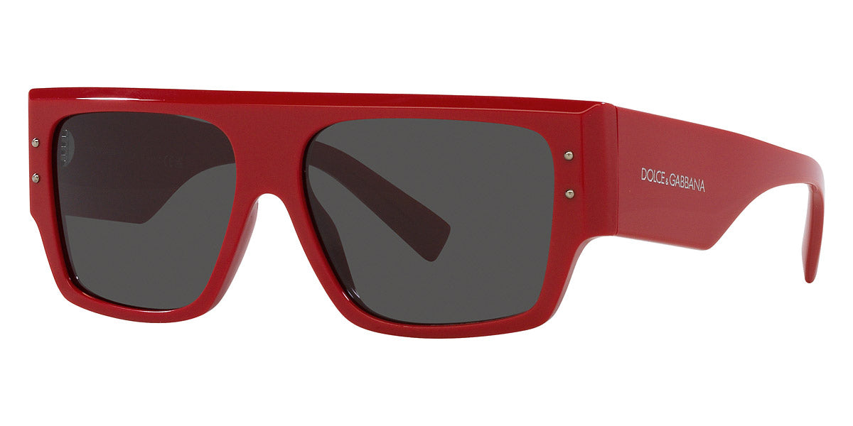 title:Dolce & Gabbana Women's 56mm Red Sunglasses DG4459-309687-56;color:Red frame, Dark Grey lens