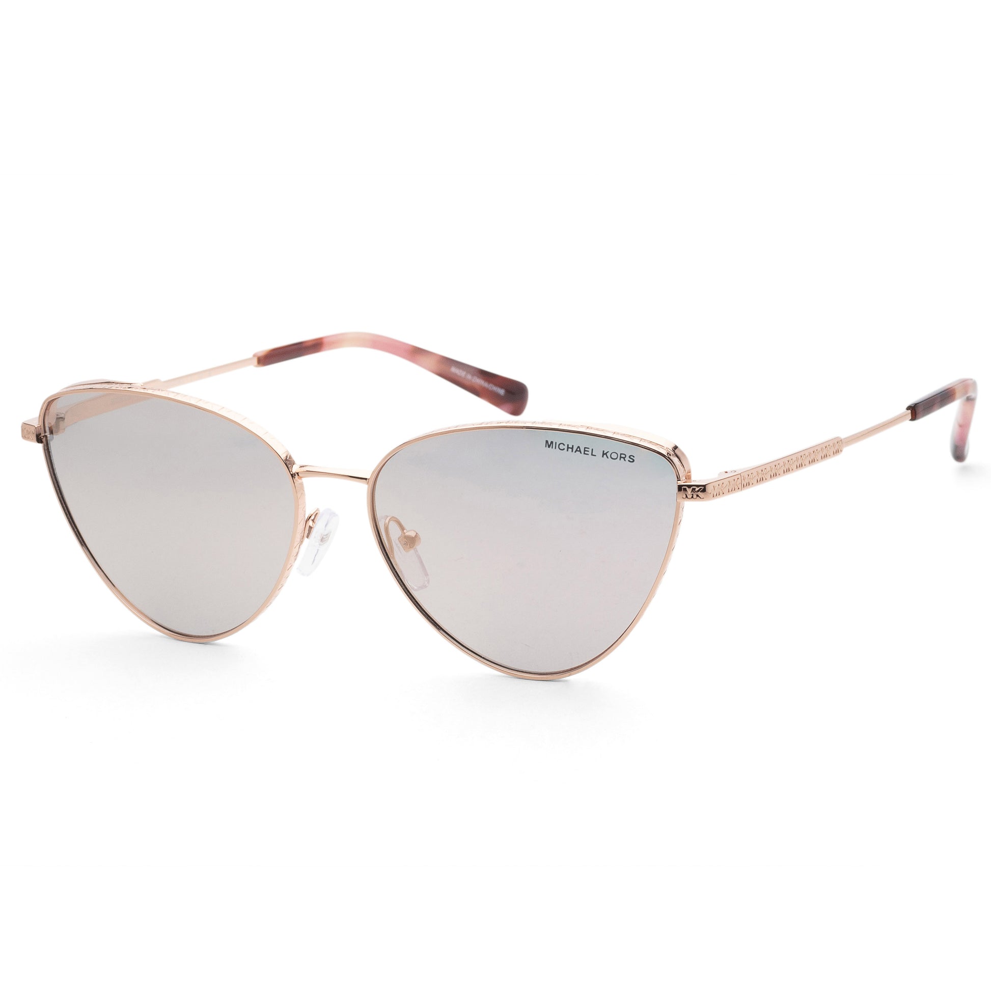 title:Michael Kors Women's 59mm Rose Gold Sunglasses MK1140-11084Z-59;color:Rose Gold frame, Rose Gold Mirror lens