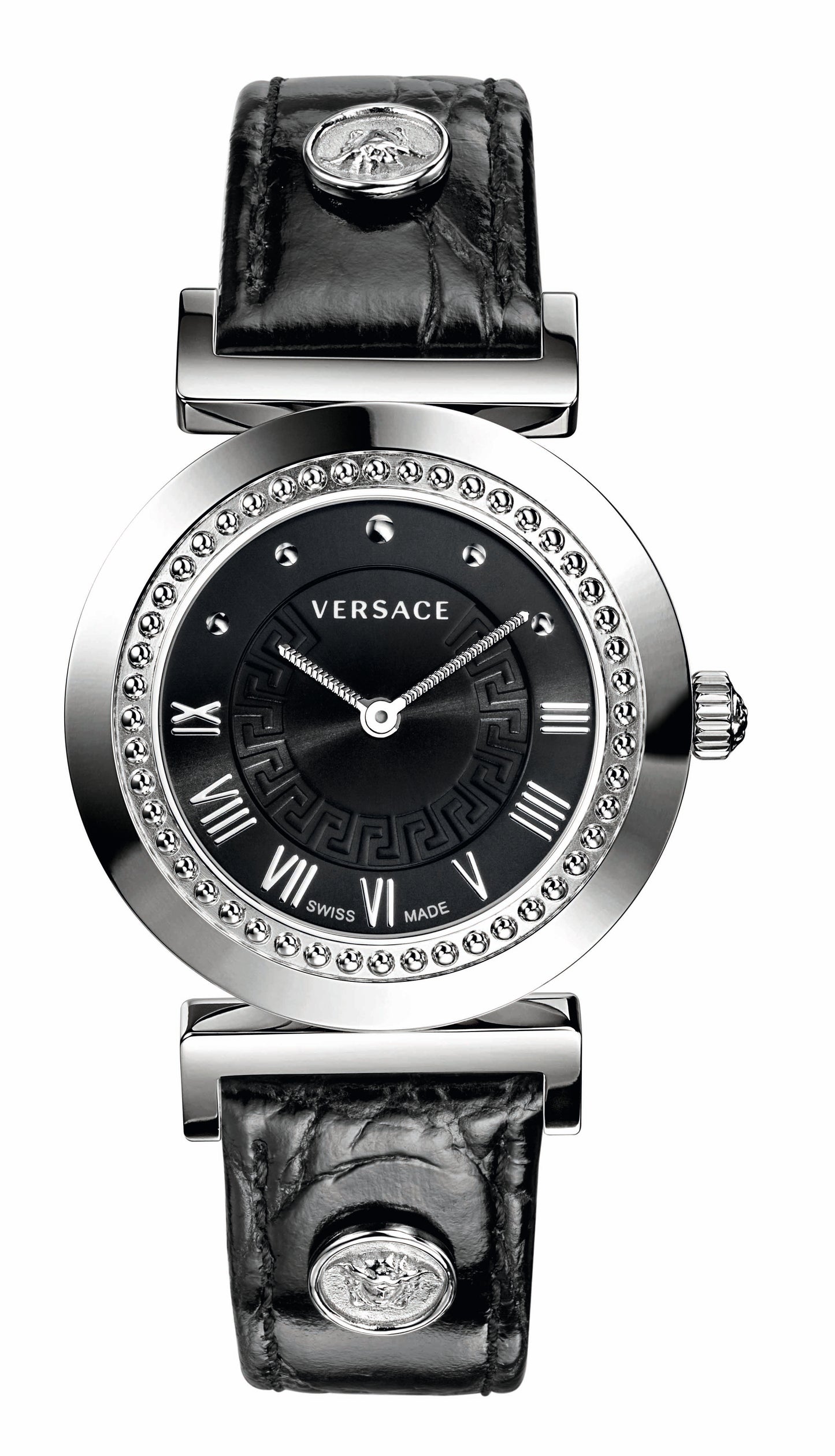 title:Versace Women's Vanity 35mm Quartz Watch P5Q99D009S;color:Black