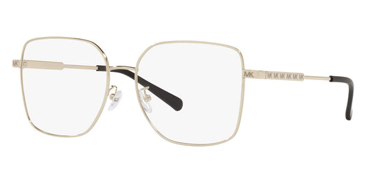 title:Michael Kors Women's 55mm Light Gold Opticals MK3056-1014-55;color:Light Gold frame, Demo Lens