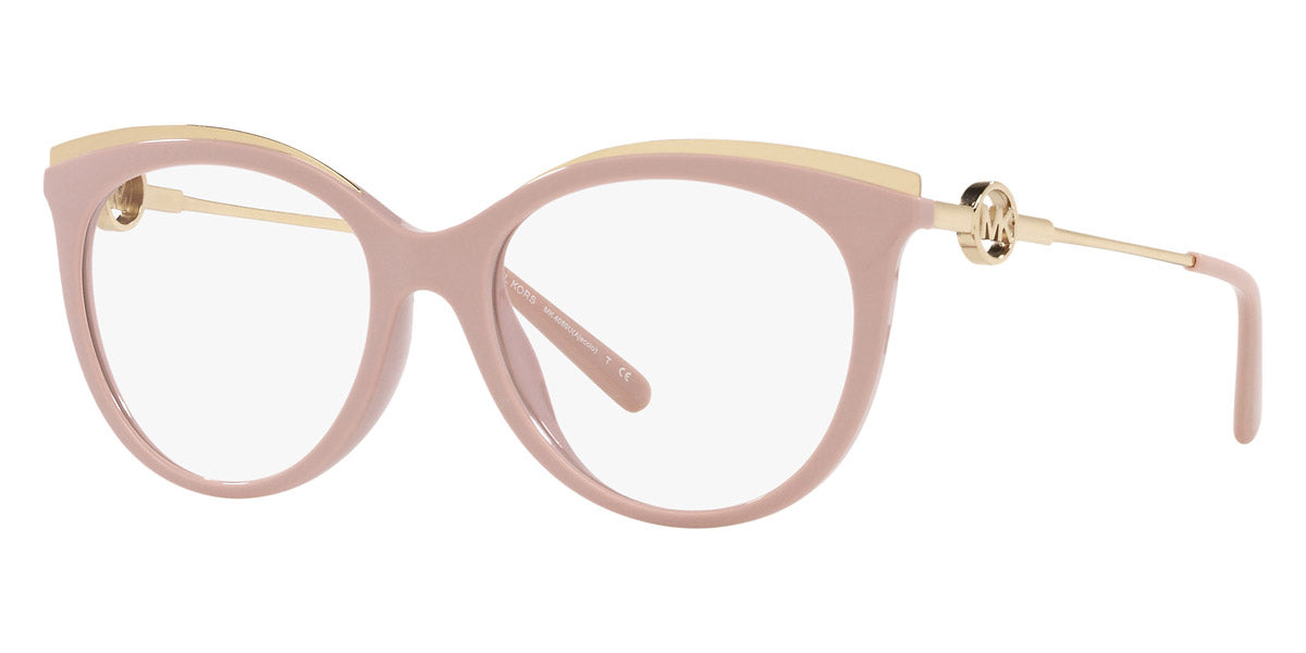 title:Michael Kors Women's Ajaccio 53mm Solid Dusty Rose Opticals MK4089U-3111-53;color:Solid Dusty Rose frame, Demo lens