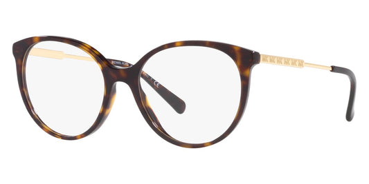 title:Michael Kors Women's Palau 52mm Havana Opticals MK4093-3006-52;color:Havana frame, No Color lens