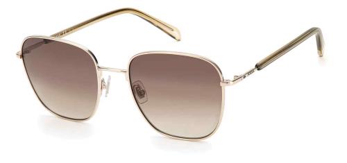 title:Fossil Women's 52mm Red Gold Sunglasses FOS3117S-03YG-HA;color:Red Gold frame, Rose Gold Mirror lens