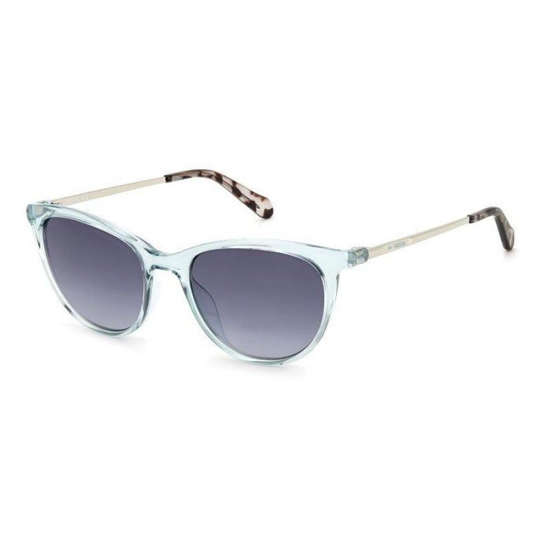 title:Fossil Women's 54mm Green Sunglasses FOS3127S-00OX-9O;color:Green frame, Grey lens