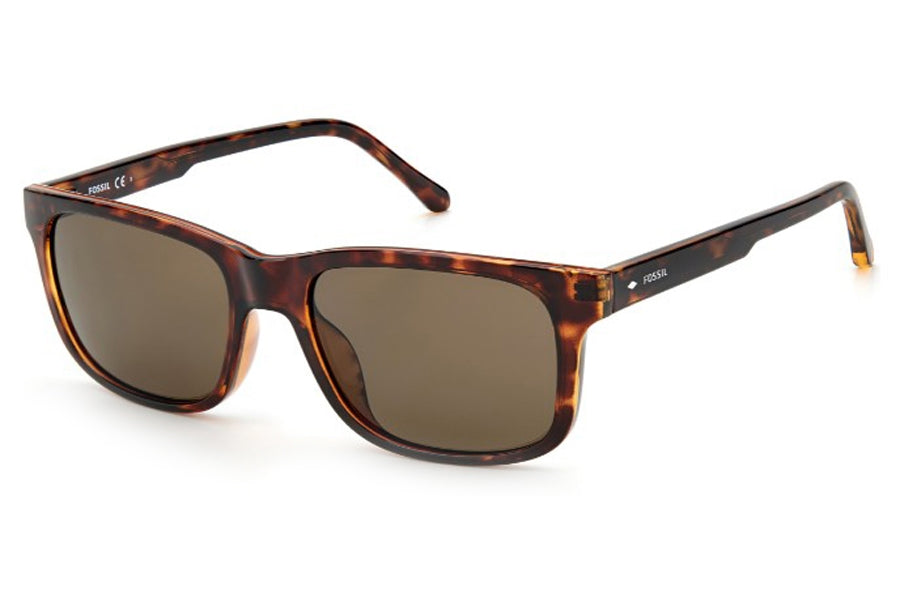 title:Fossil Men's 55mm Green Sunglasses FOS3119GS-01ED-70;color:Green frame, Brown lens