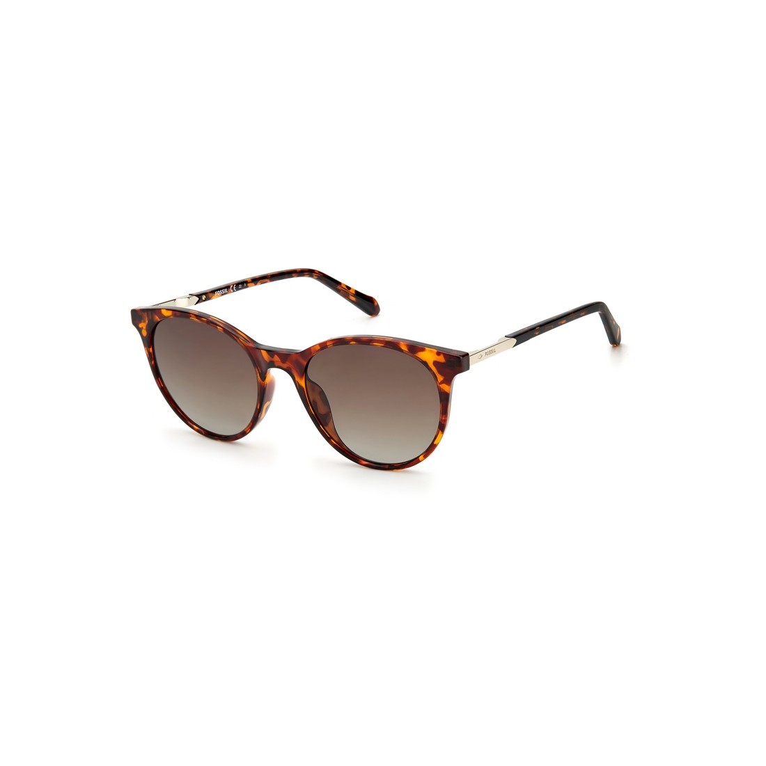 title:Fossil Women's 53mm Havana Sunglasses FOS3122GS-0086-HA;color:Havana frame, Brown lens