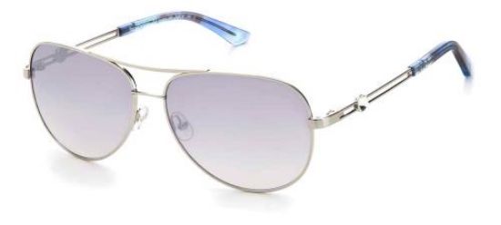 title:Juicy Couture Women's 58mm Palladium Sunglasses JU616GS-0010-IC;color:Palladium frame, Grey Silver lens