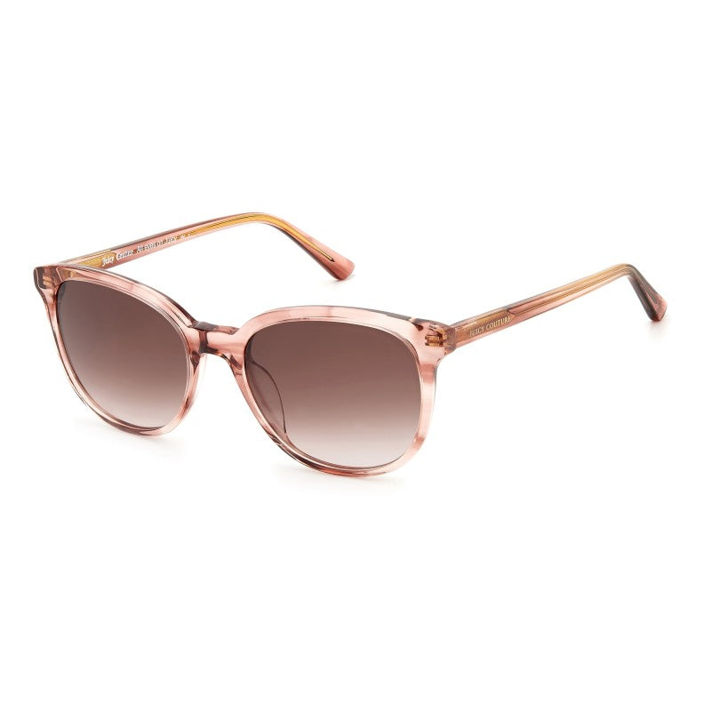 title:Juicy Couture Women's 54mm Pinkhorn Sunglasses JU619GS-01ZX-HA;color:Pinkhorn frame, Brown lens