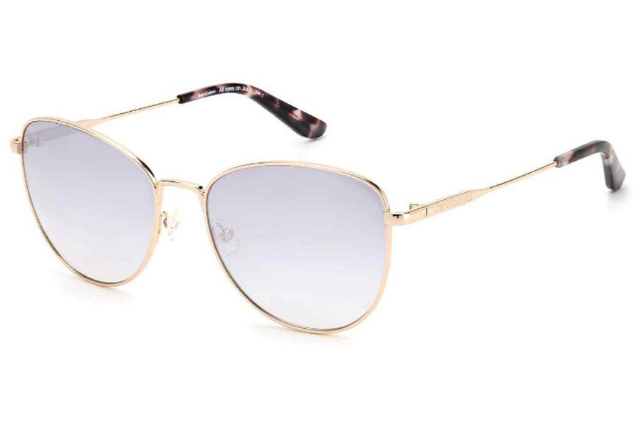 title:Juicy Couture Women's 57mm Light Gold Sunglasses JU620GS-03YG-IC;color:Light Gold frame, Grey Silver lens