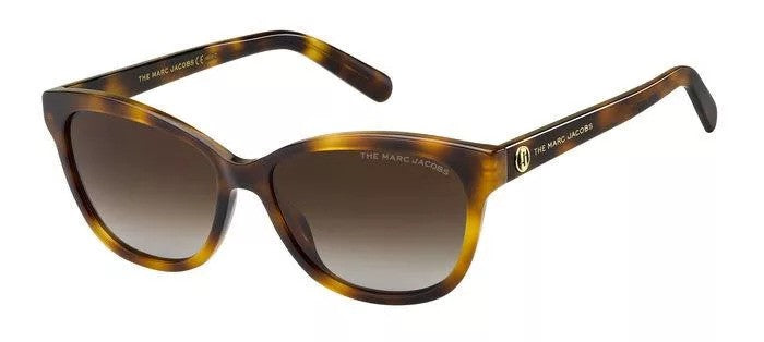 title:Marc Jacobs Women's 55mm Havana Gold Polarized Sunglasses MARC529S-02IK-LA;color:Havana Gold frame, Brown lens