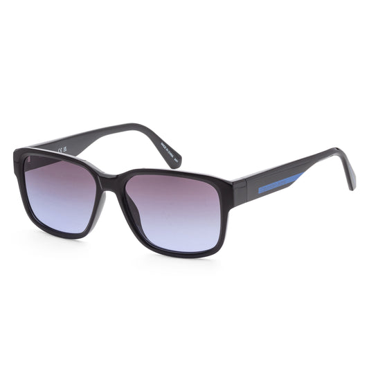 title:Calvin Klein Men's 56mm Black Sunglasses CKJ21631S-001;color:Black frame, Grey lens