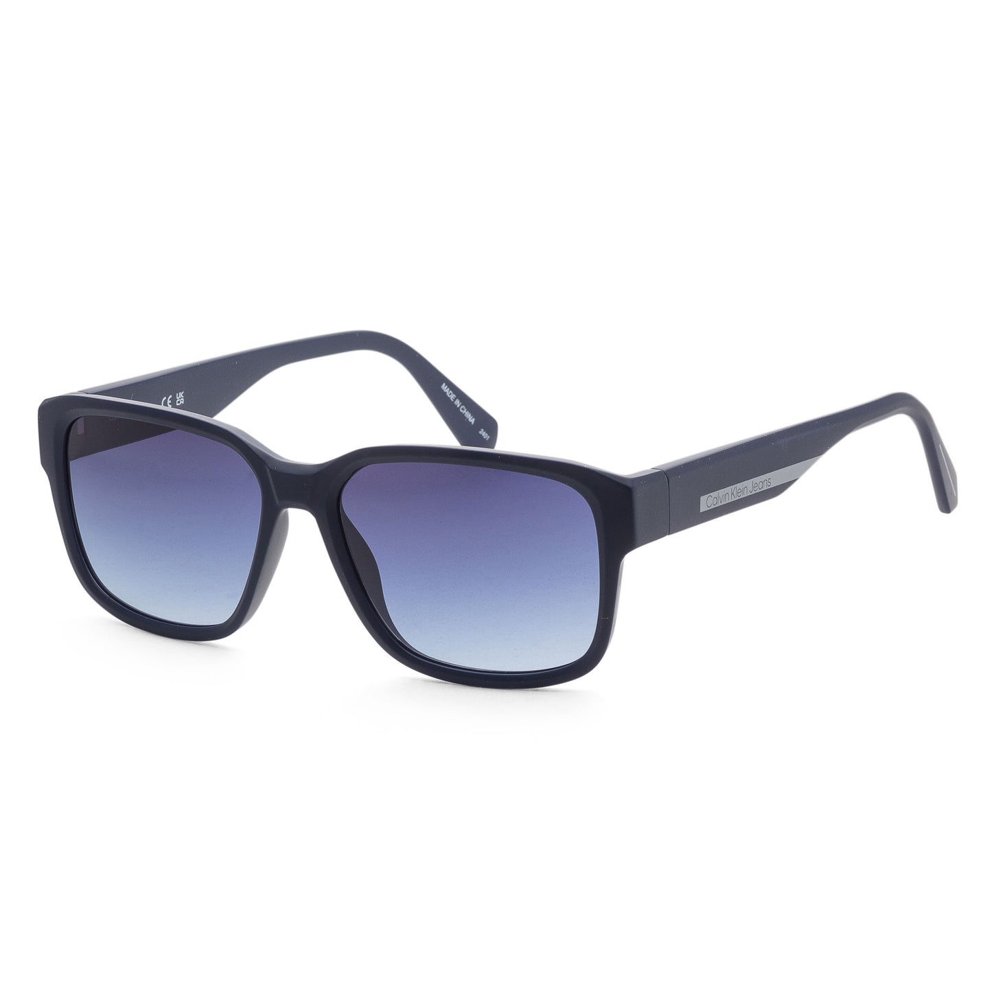 title:Calvin Klein Men's 56mm Blue Sunglasses CKJ21631S-400;color:Blue frame, Blue lens