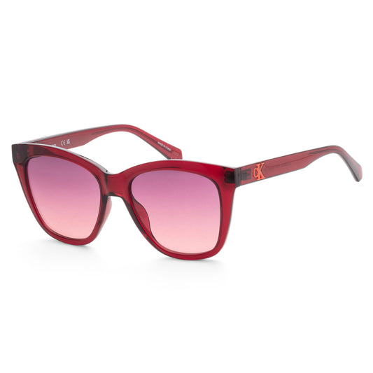 title:Calvin Klein Women's 54mm Cherry Sunglasses CKJ22608S-679;color:Cherry frame, Red lens