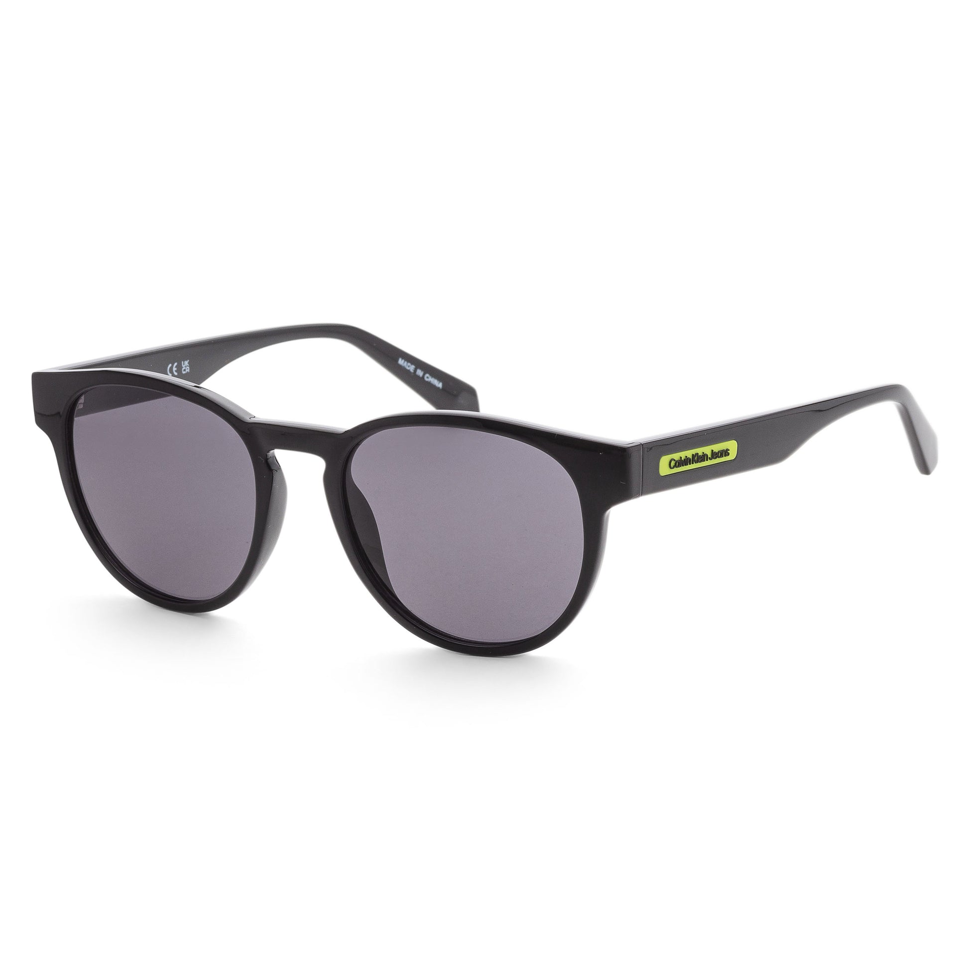 title:Calvin Klein Unisex 53mm Black Sunglasses CKJ22609S-001;color:Black frame, Blue lens