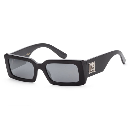 title:Dolce & Gabbana Women's 53mm Black Sunglasses DG4416-501-6G-53;color:Black frame, Grey Mirror Black lens