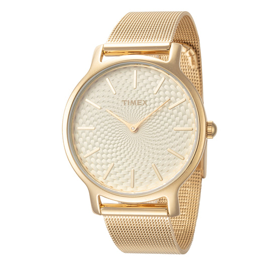 title:Timex Women's Trend 34mm Quartz Watch TW2T25900;color:Gold