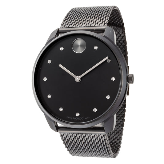 title:Movado Men's Bold 42 mm Quartz Watch 3600904;color:Black