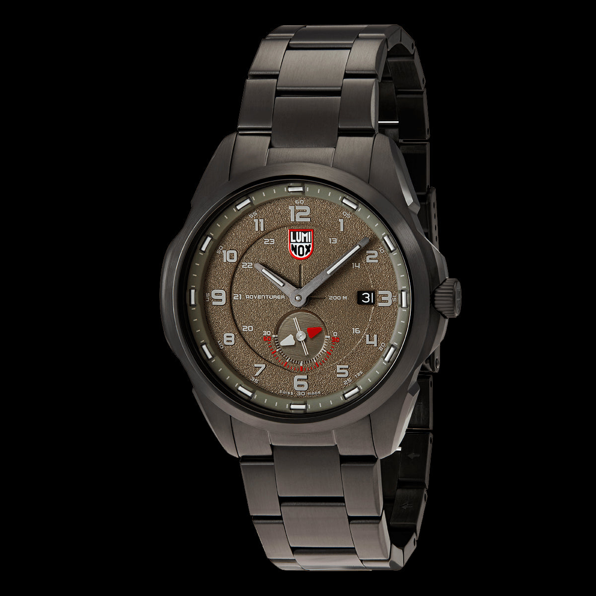 title:Luminox Men's XL.1768 Atacama Adventurer Field 42mm Quartz Watch;color:Gunmetal