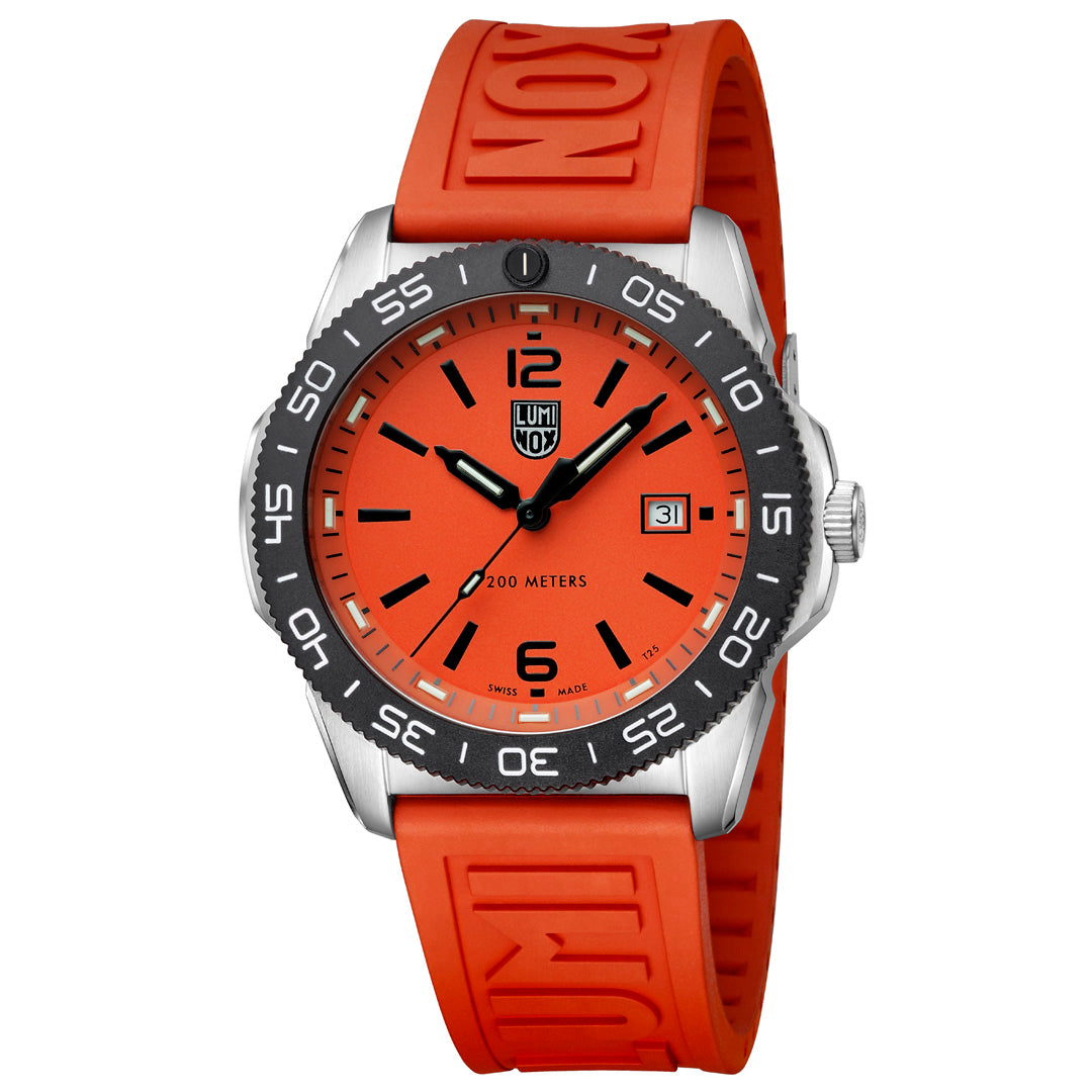 title:Luminox Men's XS.3129 Pacific Diver 44mm Quartz Watch;color:Orange