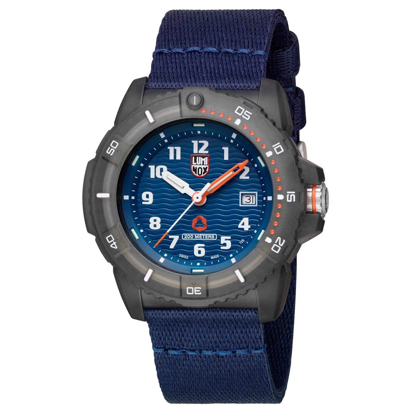 title:Luminox Men's XS.8903.ECO Tide ECO 46mm Quartz Watch;color:Blue