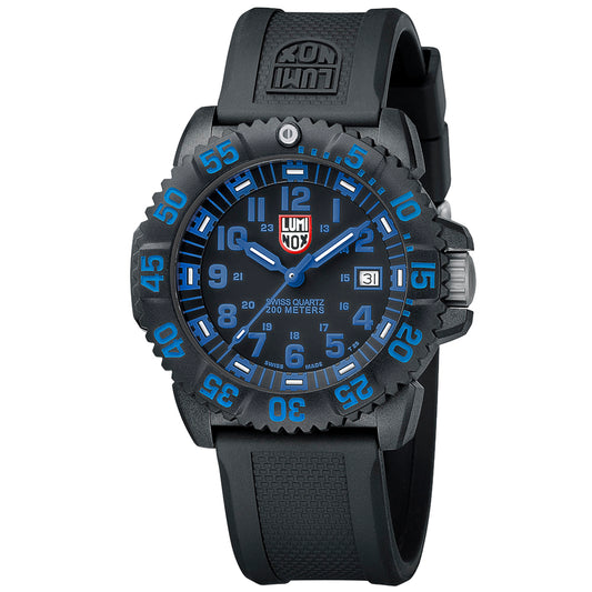 title:Luminox Men's XS.3053.F Navy Seal Colormark 44mm Quartz Watch;color:Black