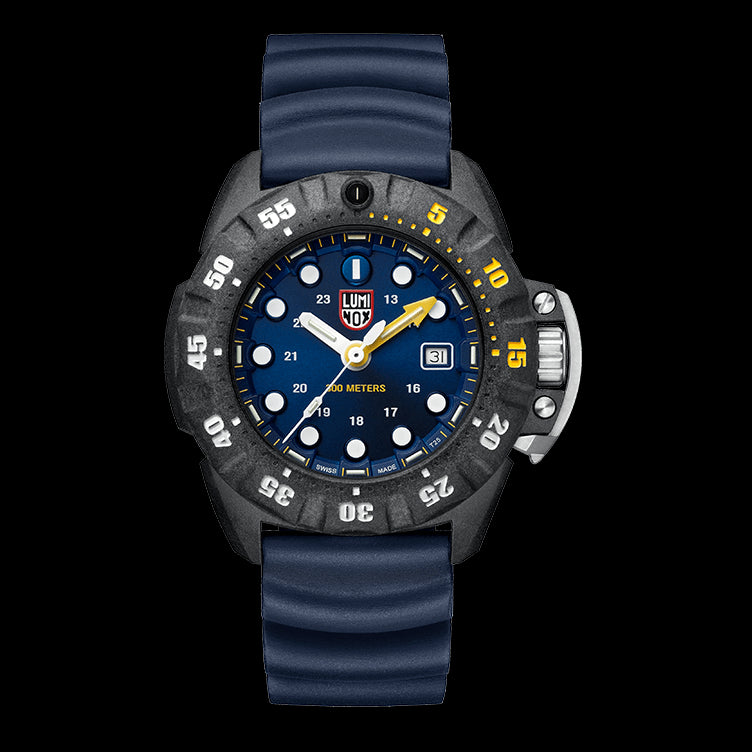 title:Luminox Men's Scott Cassell Deep Dive 45mm Quartz Watch XS.1553;color:Blue