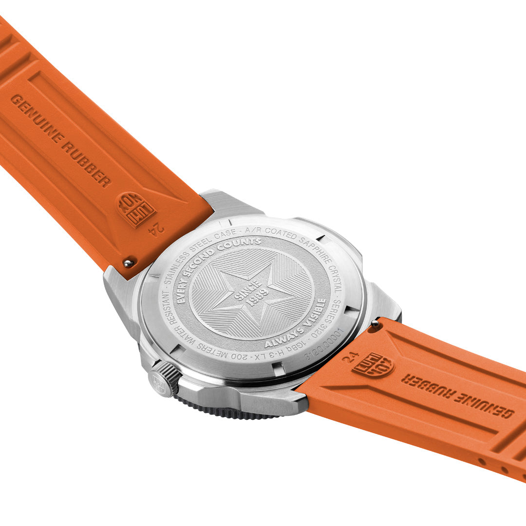 title:Luminox Men's XS.3129 Pacific Diver 44mm Quartz Watch;color:Orange