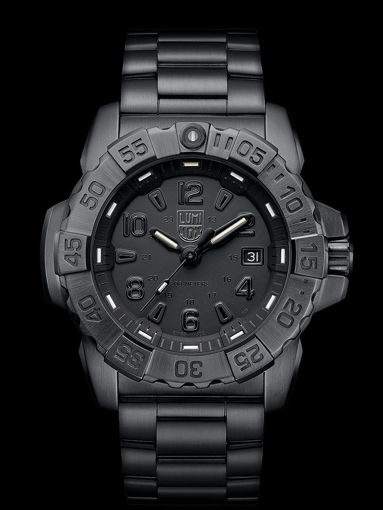 title:Luminox Men's XS.3252.BO.L Navy Seal 45mm Quartz Watch;color:Black