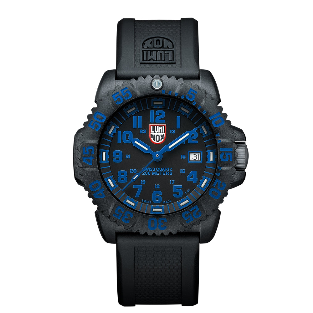 title:Luminox Men's XS.3053.F Navy Seal Colormark 44mm Quartz Watch;color:Black