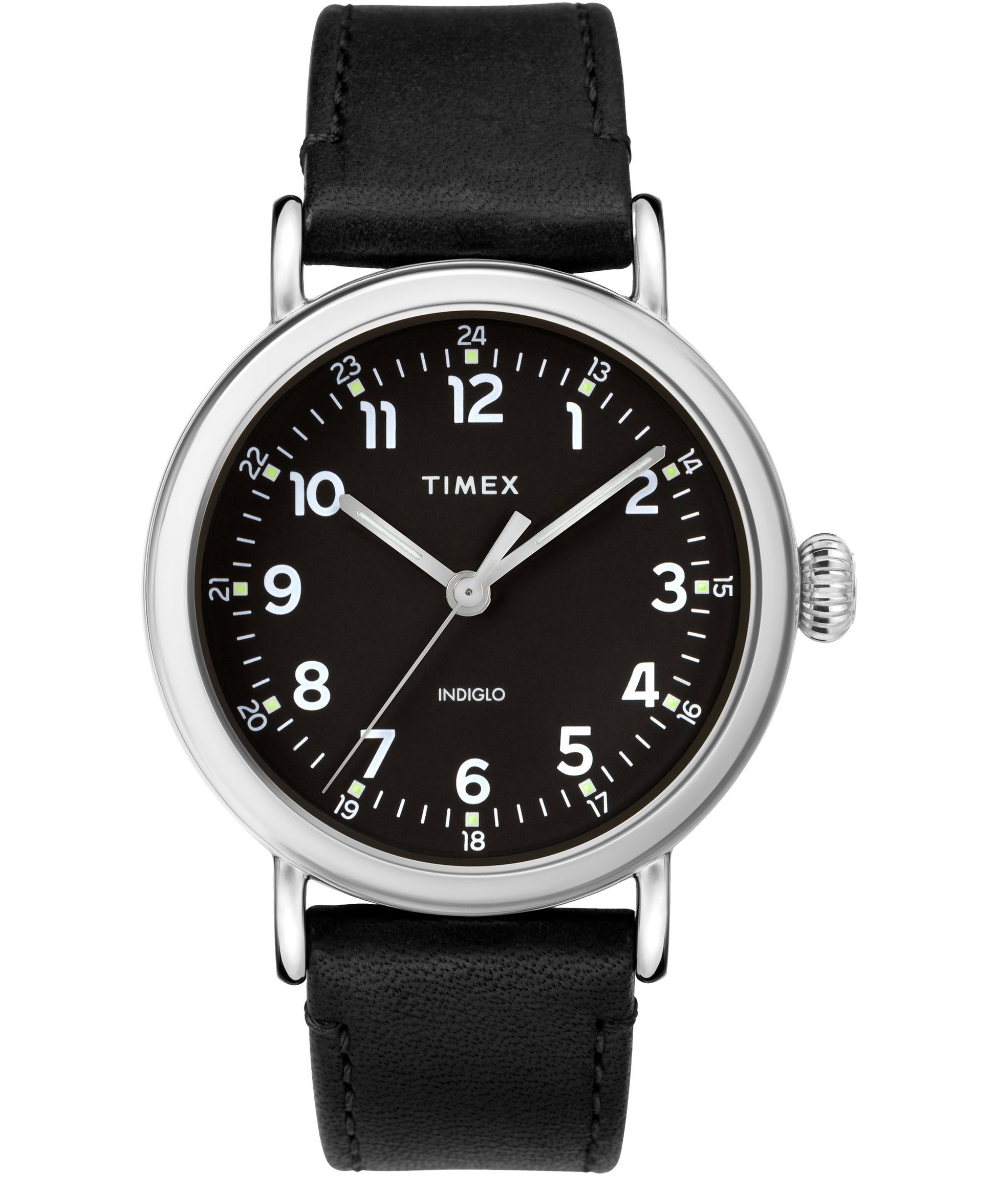 title:Timex Men's Waterbury 40mm Quartz Watch TW2T20200VQ;color:Black