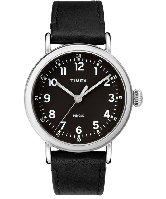 title:Timex Men's Waterbury 40mm Quartz Watch TW2T20200VQ;color:Black