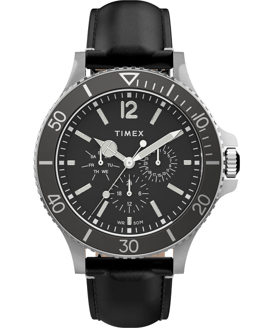 title:Timex Men's Trend 43mm Quartz Watch TW2U12900VQ;color:Black